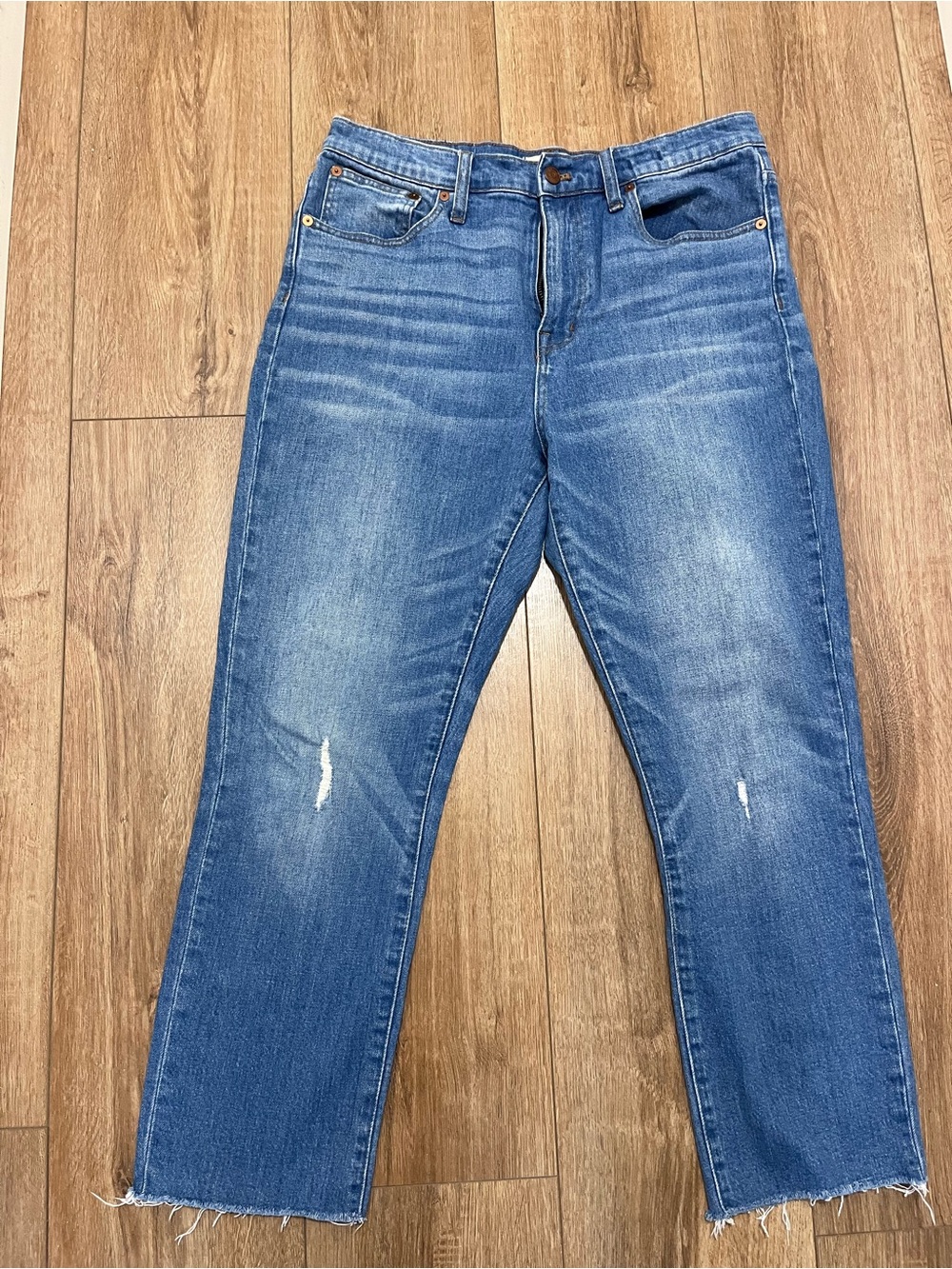 Madewell Hi-Rise Slim Crop Boyfriend 29